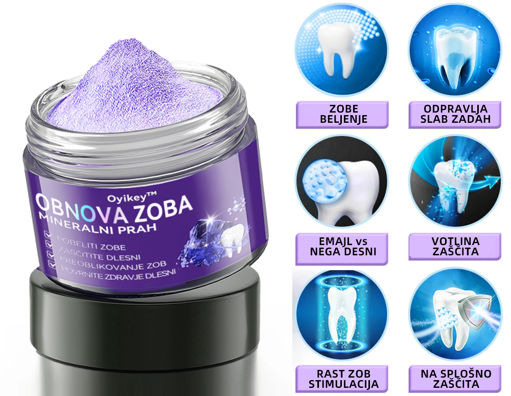 𝐎𝐲𝐢𝐤𝐞𝐲™ 𝐎𝐛𝐧𝐨𝐯𝐚 𝐙𝐨𝐛𝐚 𝐌𝐢𝐧𝐞𝐫𝐚𝐥𝐧𝐢 𝐏𝐫𝐚𝐡а 💋(Primerno za vse bolezni zob, dlesni in težave z ustno votlino)