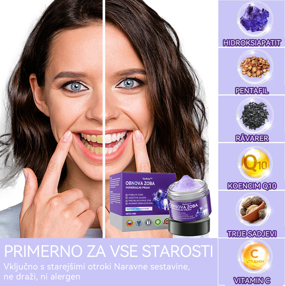 𝐎𝐲𝐢𝐤𝐞𝐲™ 𝐎𝐛𝐧𝐨𝐯𝐚 𝐙𝐨𝐛𝐚 𝐌𝐢𝐧𝐞𝐫𝐚𝐥𝐧𝐢 𝐏𝐫𝐚𝐡а 💋(Primerno za vse bolezni zob, dlesni in težave z ustno votlino)